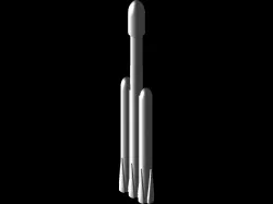 SpaceX Falcon 9 & Heavy 1:500 scale