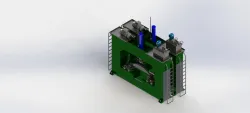 Spring test machine