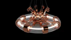 Steampunk chandelier