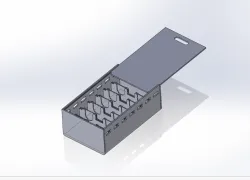 Sticker label acrylic box