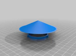 UFO printed using Fixture(reusable support)