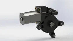 Universal eletric glass motor