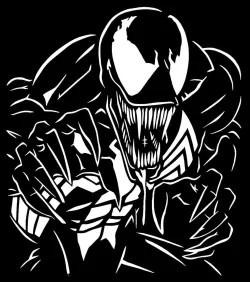 Venom stencil 5