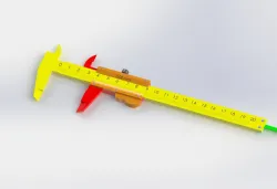 Vernier Caliper Design in SOLIDWORKS