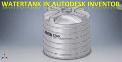 Water Tank in Autodesk Inventor || Inventor drawing Tutorial || Inventor Tutorial || 3d Modeling Cad