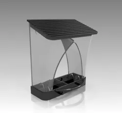 Window mounted bird feeder