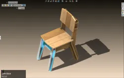 Wood chair CNC