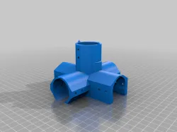 1-Inch PVC pipe parts for a display stand