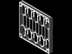 120mm PC grill