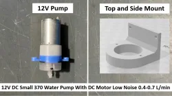 12V DC Small 370 Water Pump Mount