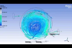 "3D Mixing Chamber Surface Analysis with Ansys Fluent"