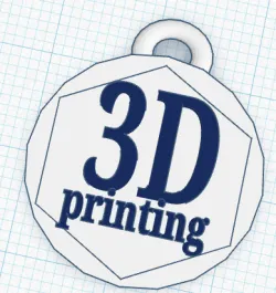 3D printer keychain