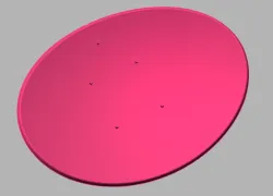 3d scan Antena reflector
