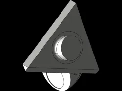 3D Scanner target triangle.