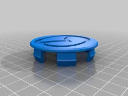 57mm center hub cap with mazda logo (1mm longer clips)
