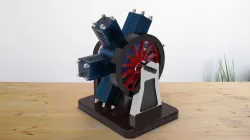 6 CYLINDER RADIAL ENGINE