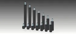 Abstandhalter M2,5 IG-AG - PA 66, schwarz