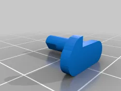 Airsoft safety lever solid. glue together.