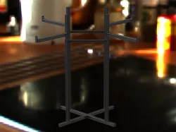 Aluminium Coat Rack