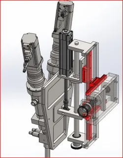 Auto dispenser with vertical positioning system