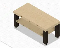 CNC Routed Workbench