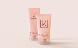 Cosmetic Squeeze Tube Bottle Container with flip cap