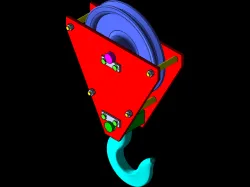 CRANE HOOK PULLY ASSEMBLY