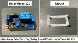 Delay Relay ON/OFF with Timer DC 12V