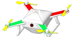 Design Project 6. Phantom 4 Drone CAD Model Design & Engineering Blueprint.
