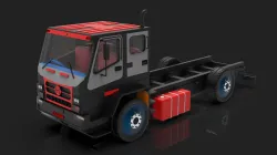 Double Cab Chassis Truck Assembly