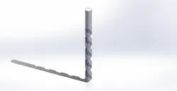 Drill Bit with Internal Cooling, 3D printed project