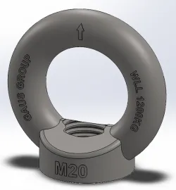 Eye nut M20 DIN582