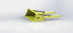 Forklift Kepçe Ataşmanı (Bucket Attachment for Forklift)
