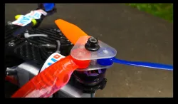 FPV Drone Folding Propeller Hub Triblade V1.1 (3D printable)