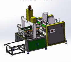 Full automatic four corner high speed corner pasting machine