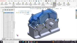 Gear box 3d modeling