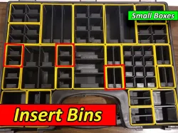 Harbor Freight Parts Bin Inserts - Small Boxes