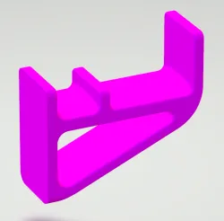 Headphone Wall Mount Taller Front Lip