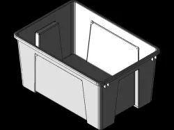 IKEA Samla box 45L (STEP file)