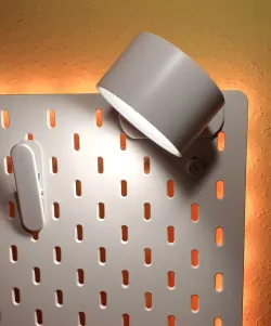 IKEA Skadis - LED lamp socket (Feallive)