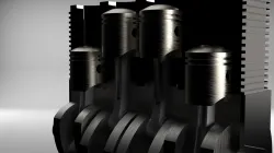 Inline engine.