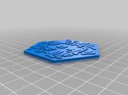 Karak 2 boss tile with rocks inspired by Albi game day freebies
