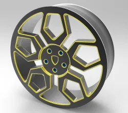 Lamborghini tyre rim