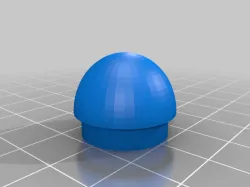 Lightsaber Tip - 7/8 inch diameter with 3/4 inch diameter base