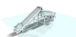 linear vibrating sieve screening machine for coconut charcoal shell