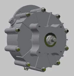 Long Tail Boat Gearbox (with Internal Gear)