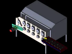 Machine for forming circle from flat