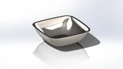 metal bowl
