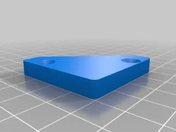 Mirror or glass corner bracket