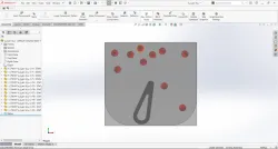 motion study of pendulum vibratory movement via Solidworks program